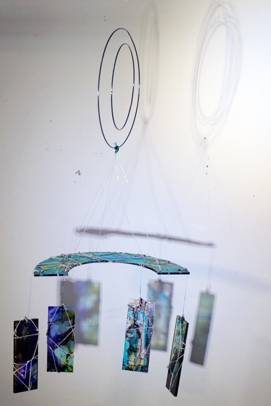 crescent moon by artist Deborah Argyropoulos